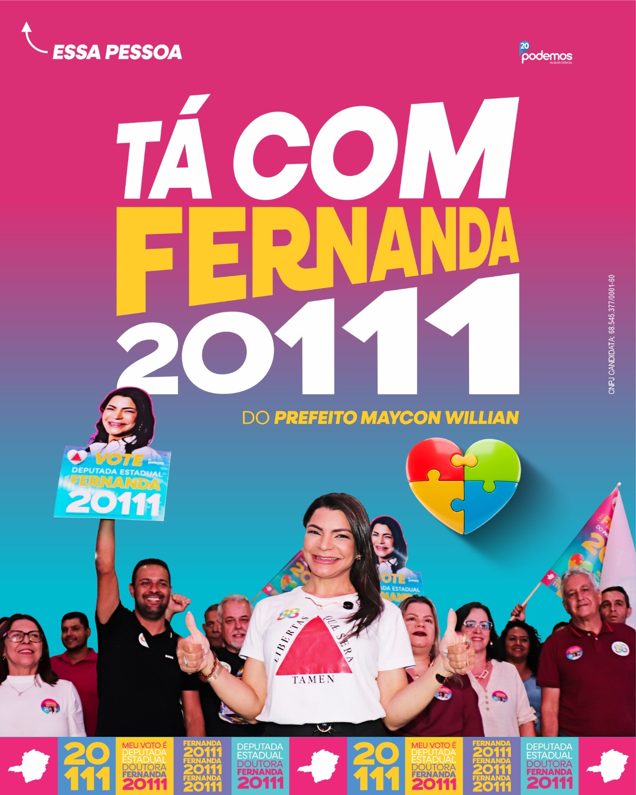 Arte de campanha 2 da Dra. Fernanda