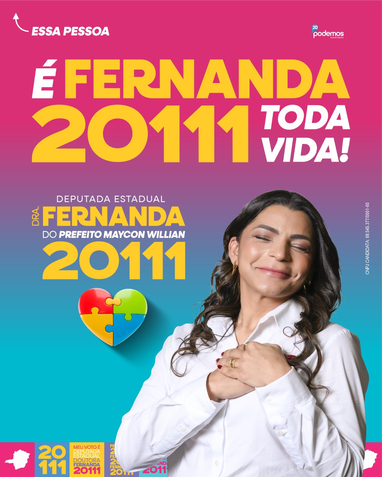 Arte de campanha 4 da Dra. Fernanda